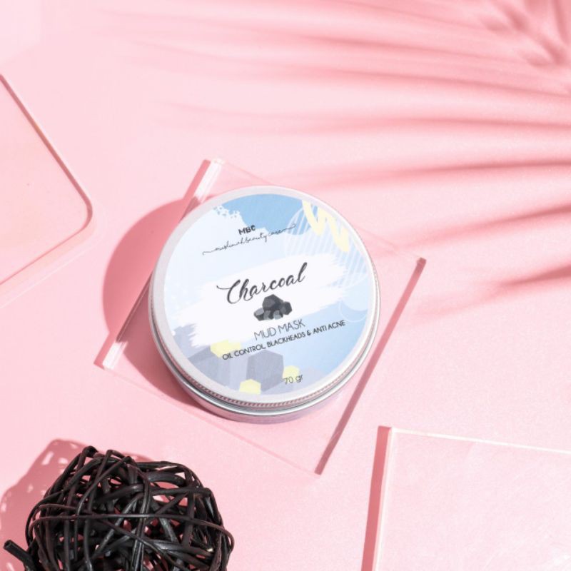 [RESELLER RESMI MBC] BPOM - MUD MASK CHARCOAL MBC - MASKER CLAY MASK - PRODUK TERBARU - SUDAH BPOM