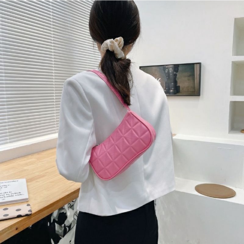 dem_sare / DS1113 AMELLIA Shoulder Bag Wanita Bordir Kotak Silang Selempang Wanita Fashion Trendy Kekinian Tas Slempang Wanita Tas Bahu