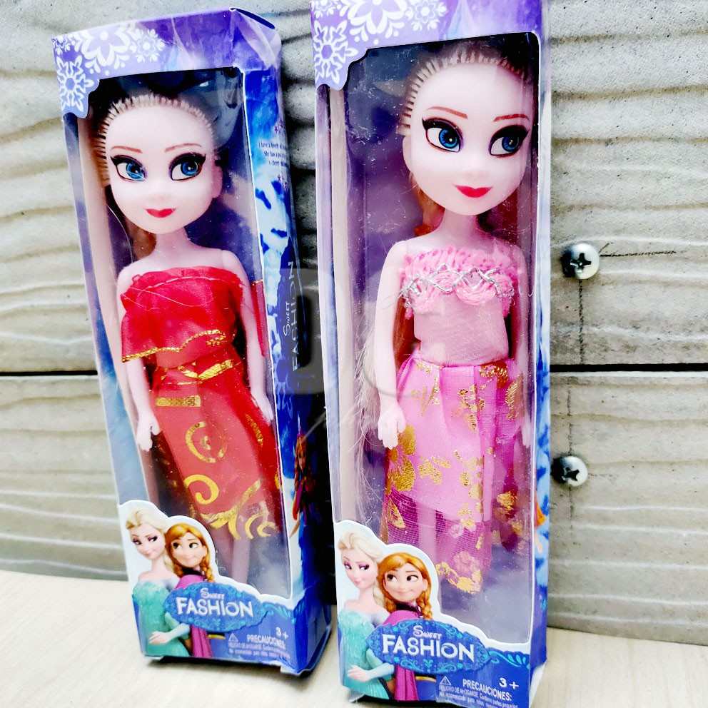 Boneka Berbie Putri Mini Frozen Princess Anna Elsa