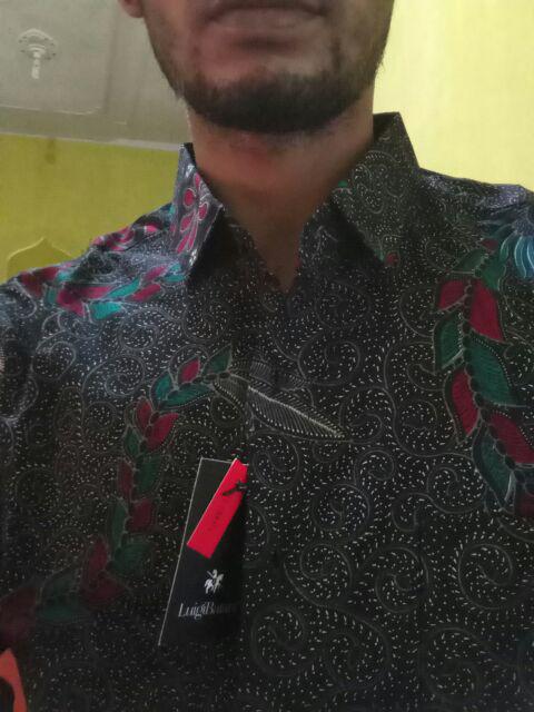 Kemeja Batik Pria / Baju Batik Pria Ada Kantong Lbl 316