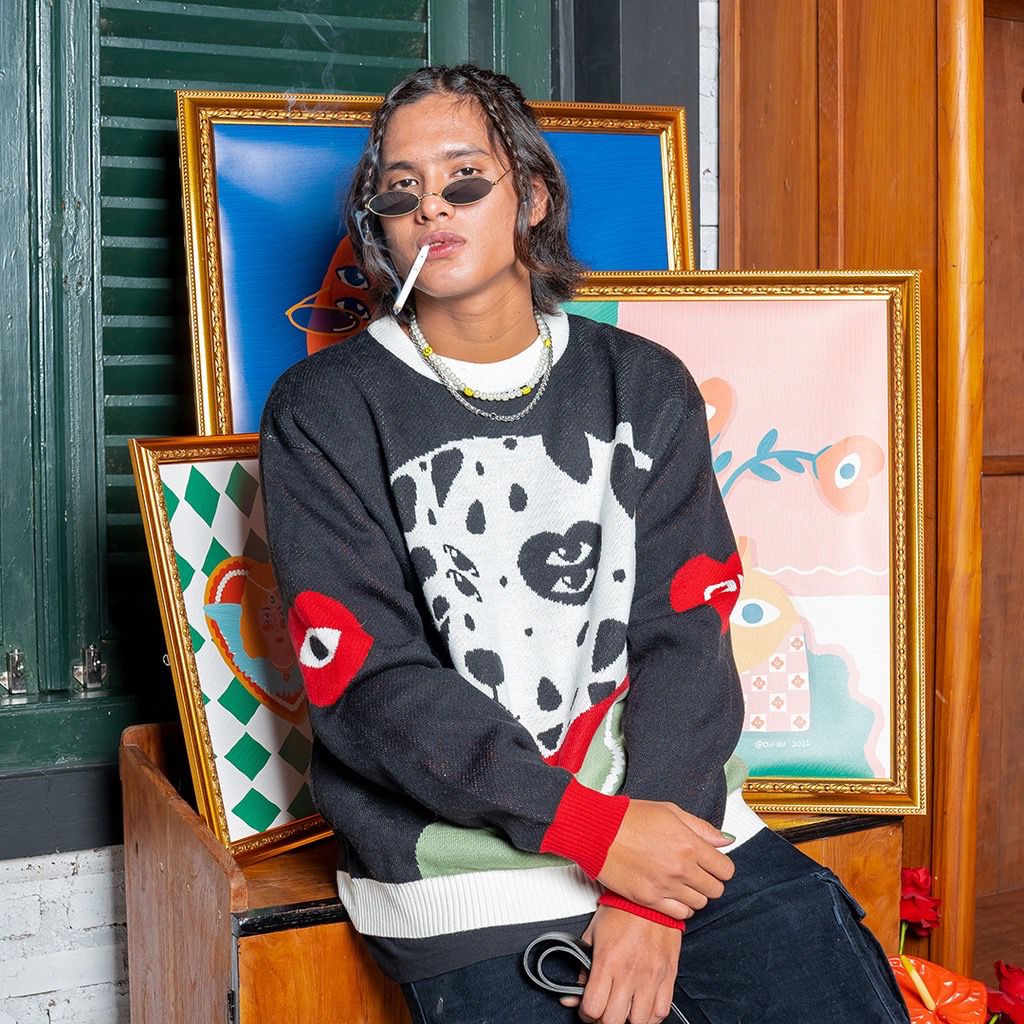 Bruce Clues Knitted Sweater