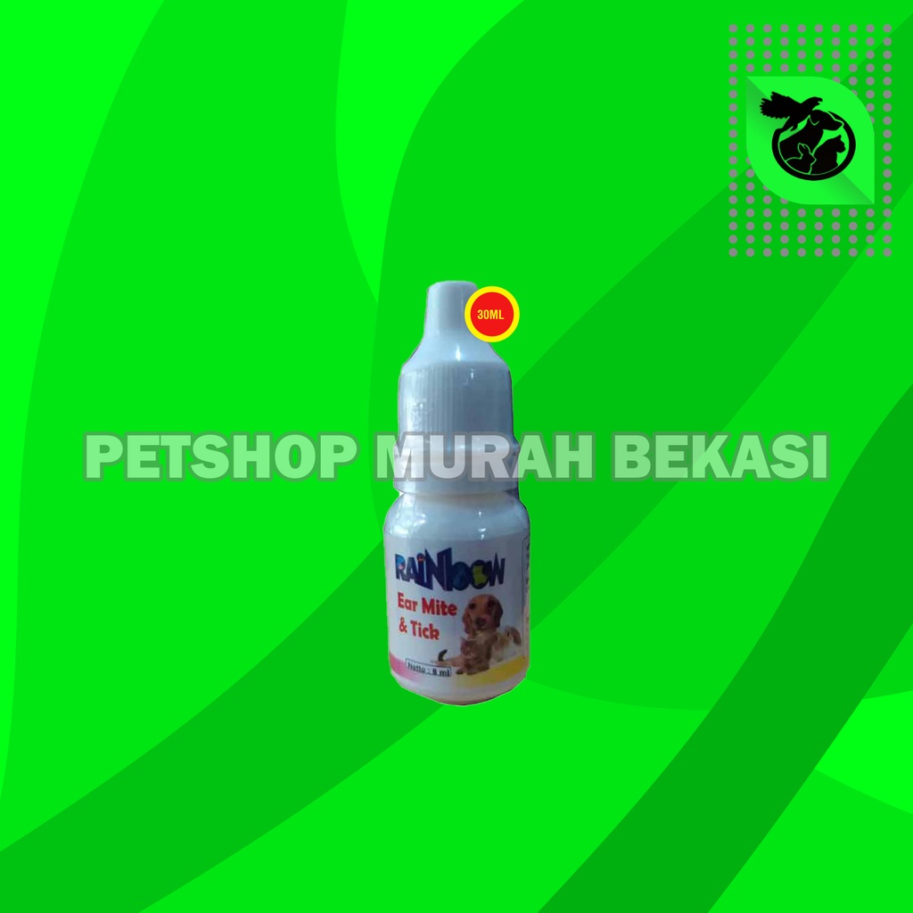 Rainbow Ear Cleansear Obat Pembersih Telinga Kutu Kucing Anjing 30 ML