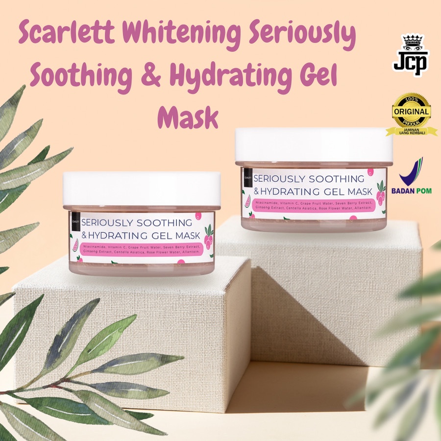 SCARLETT Whitening Seriously &amp; Hydrating Gel Mask 100% Original