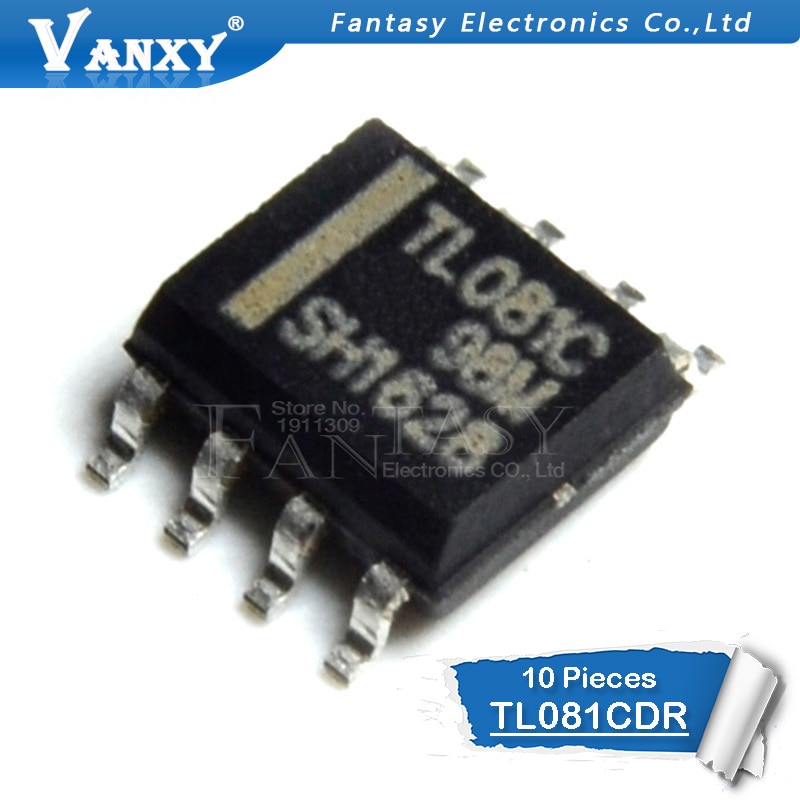 (Ready Stock) 10PCS TL081CDR SOP8 TL081C SOP TL081 SOP-8 081C SMD IC Baru Dan original