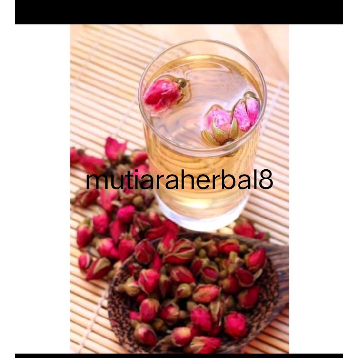 

teh bunga mawar red rose buds flower tea 100gram