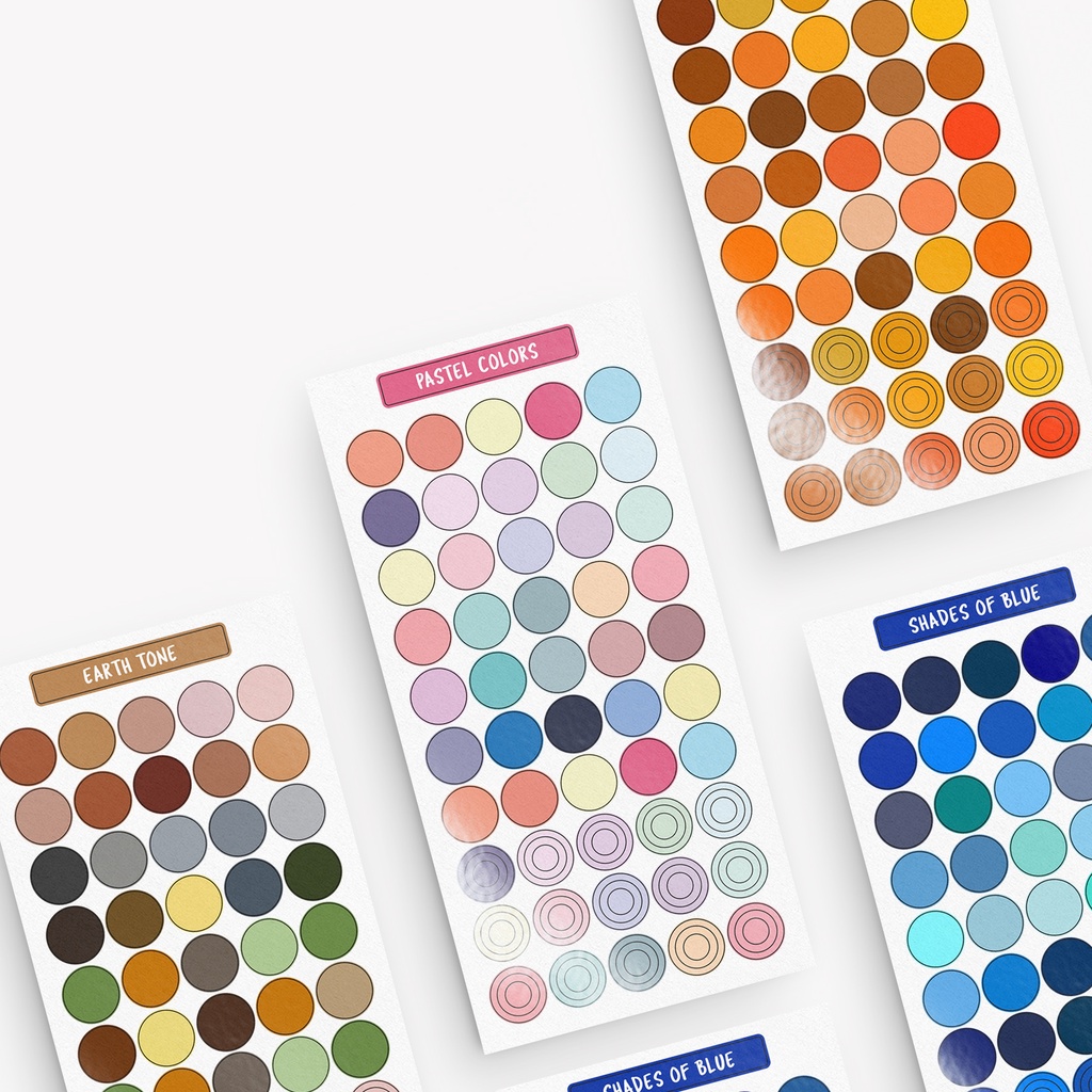 

BCRS - STIKER DECO - POLCOS ROUNDED COLOR