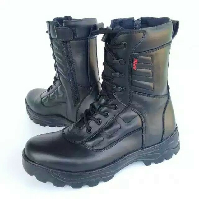 SEPATU PDL APIK KULIT SAPI ASLI SEPATU PDL TNI POLRI SECURITY POL PP SEPATU BOOTS PRIA WANITA