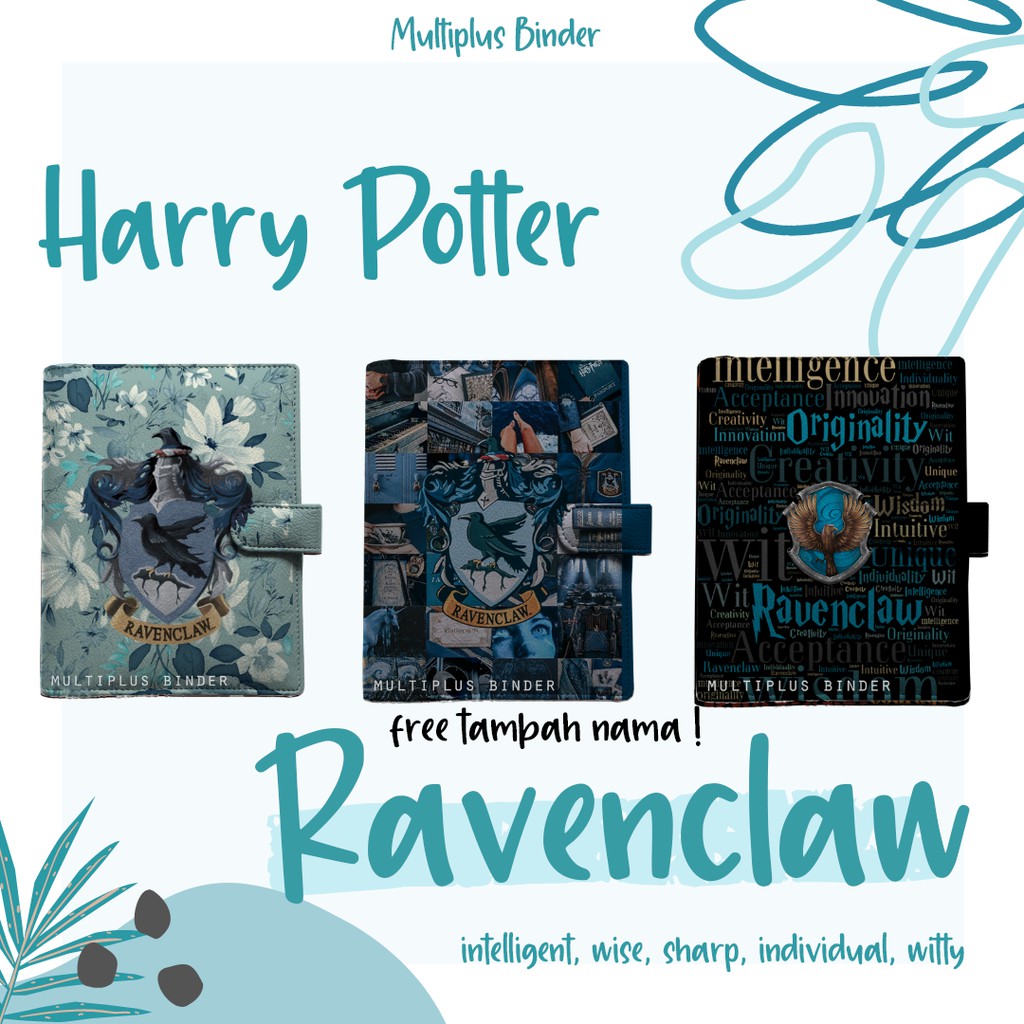 

Binder Custom H@rry P0tter Ravenclaw 26 Ring / 20 Ring / 6 Ring Free Tambah Nama!