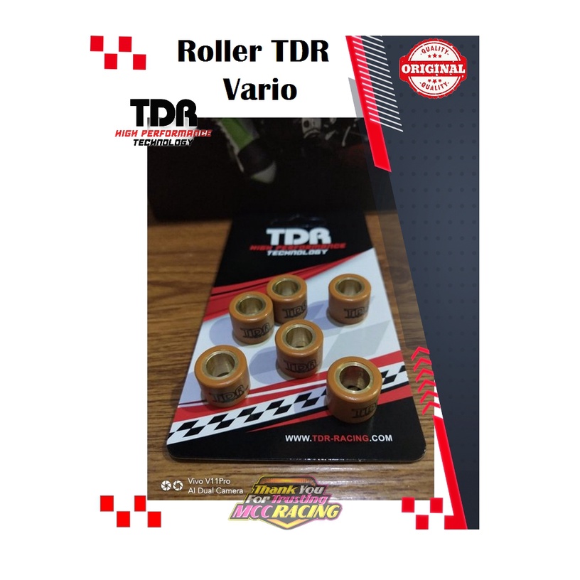 ROLLER TDR RACING VARIO 110-BEAT FI-SCOOPY FI 7-8-9-10 GRAM