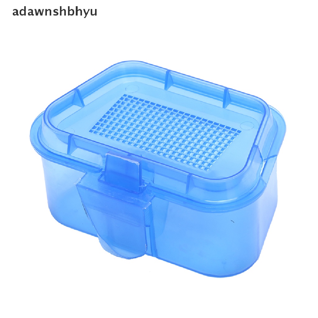 Adawnshbhyu 1pc Wadah Aksesoris Penyimpanan Umpan Pancing Bahan Plastik Breathable Warna random