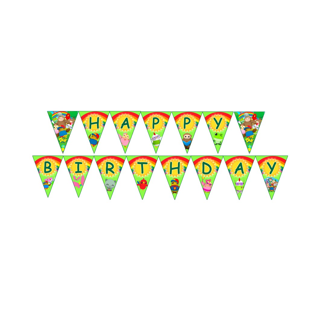 Bunting Flag Didi and Friends
