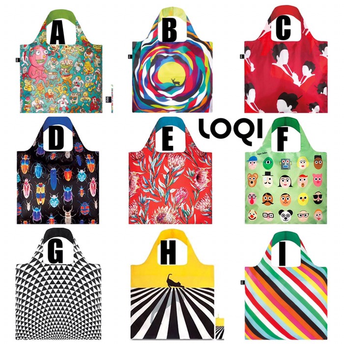 Tas lipat tote import LOQI multifungsi cantik berkualitas