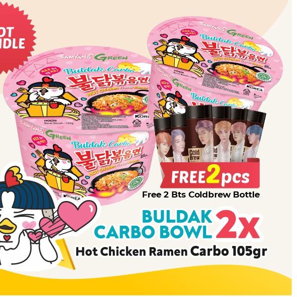 

DISCOUNT !! 9.9 Samyang Combo Carbonara [KODE 980]