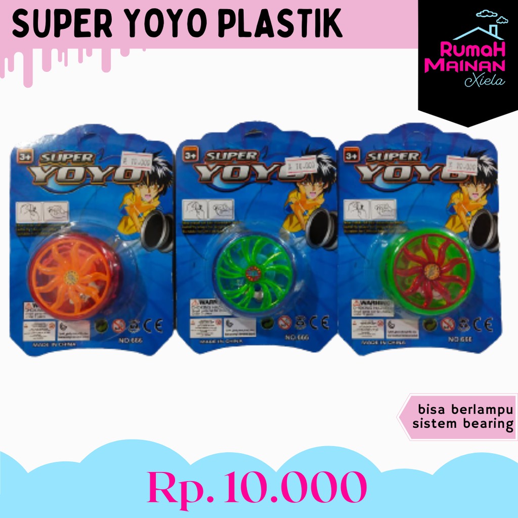 SUPER YOYO PLASTIK - MAINAN YOYO ANAK - 1461