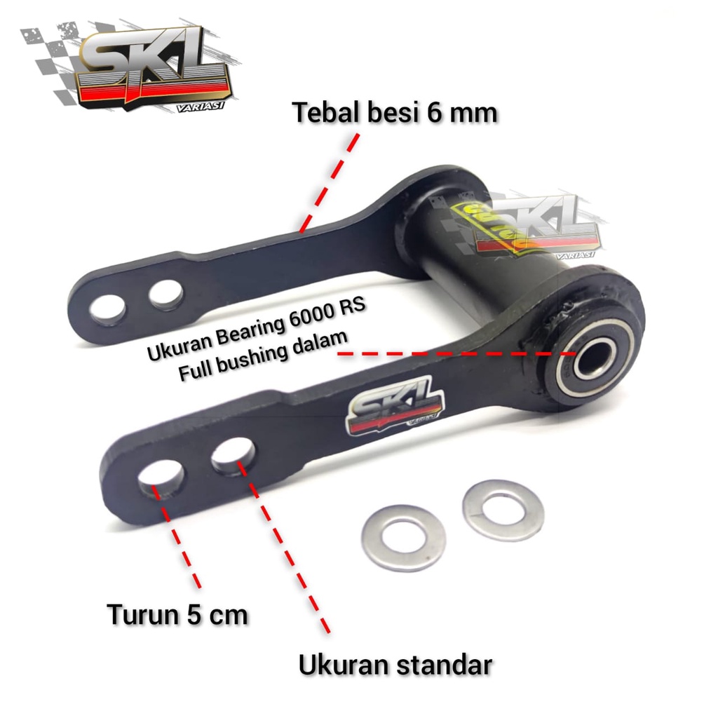 Lowering Kit Penurun cb 150r / cb 150x Pemendek Shock CB150R Honda cb150x All New CBR150R K45G