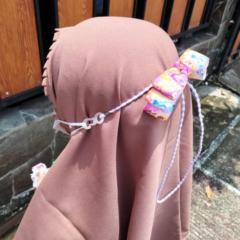 Strap masker anak 2in1/strap masker pita anak/strap masker kartun