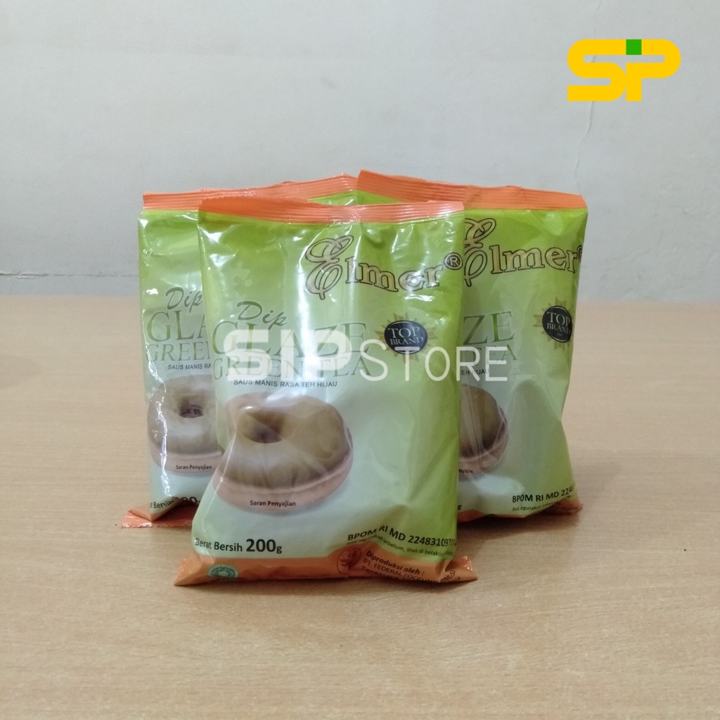 ELMER DIP GLAZE @200gr Topping Donat / Topping Martabak / Topping Es Krim / Topping Pisang Nugget Aneka Rasa