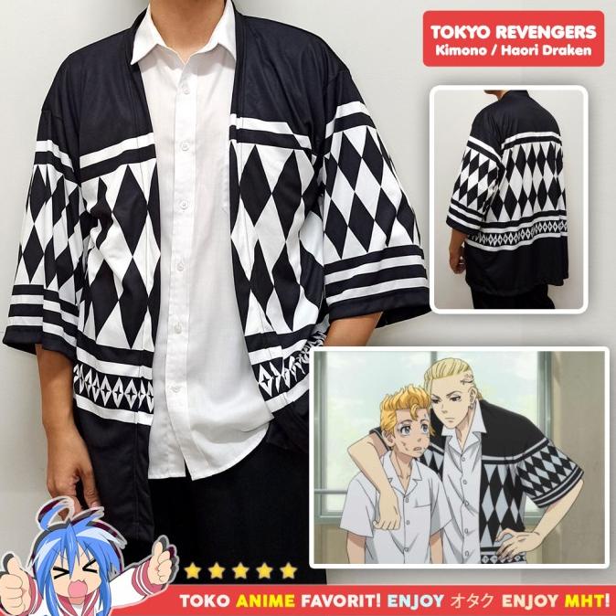 Haori Anime Loose Kimono Tokyo Revengers Manji Draken Ryuguji Ken