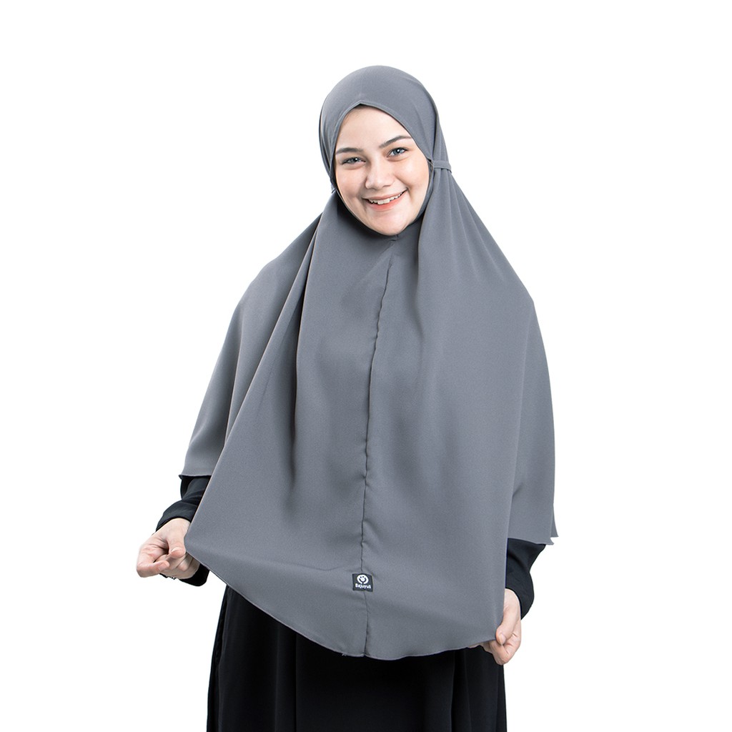 Bajuyuli Jilbab Bergo Maryam Jumbo Syari Polos-3