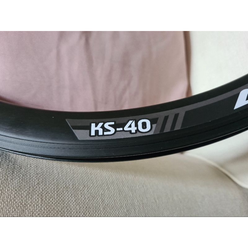 ARAYA Rims Sepeda Velg 700c KS40 Rim Roadbike Balap Fixie Road Bike 700 C Alloy High Profile Hitam Lubang 32h Hole 32 H Alloy