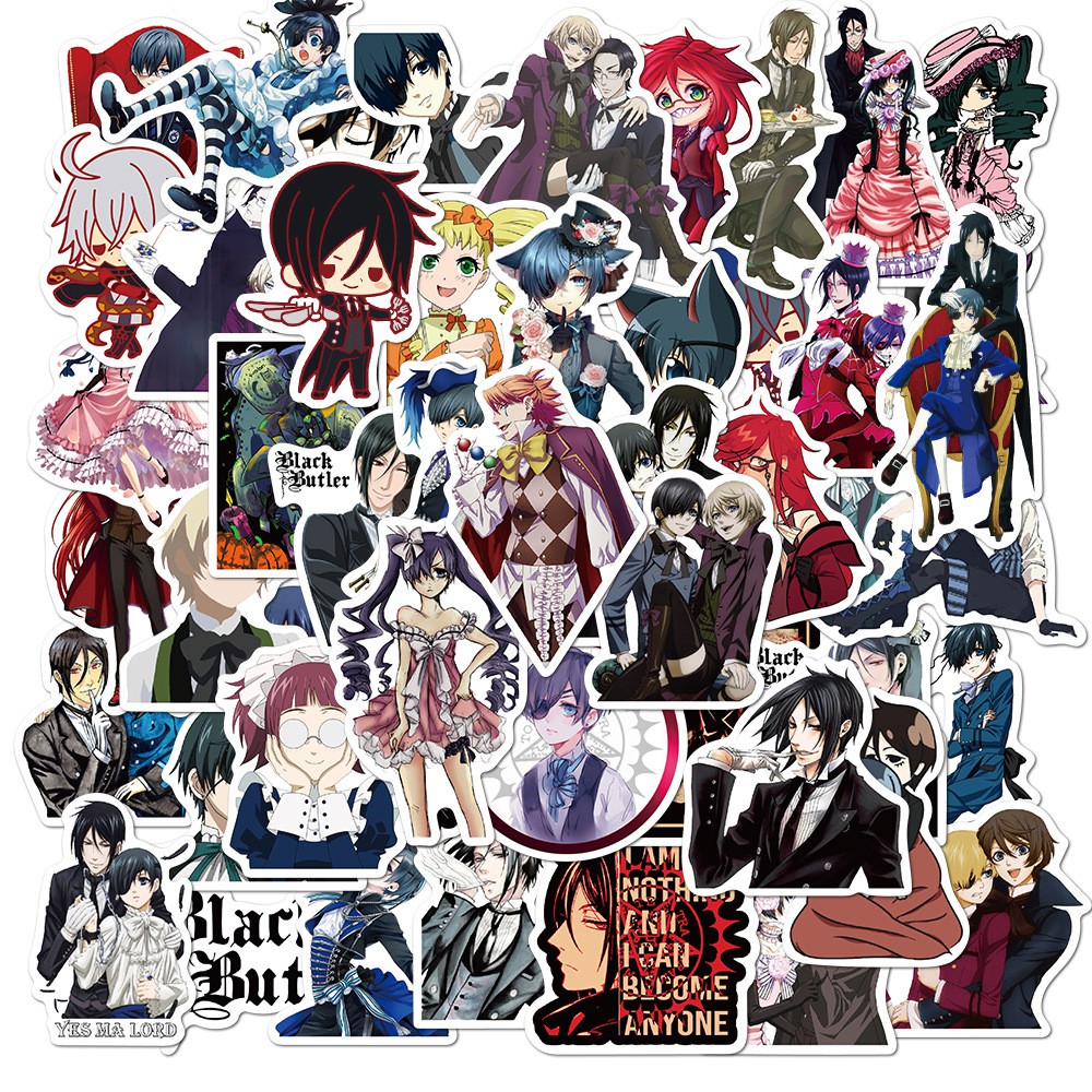 BB001 – Sticker / Stiker / Alat Tulis Anime Manga Cosplay Jepang Black Buttler