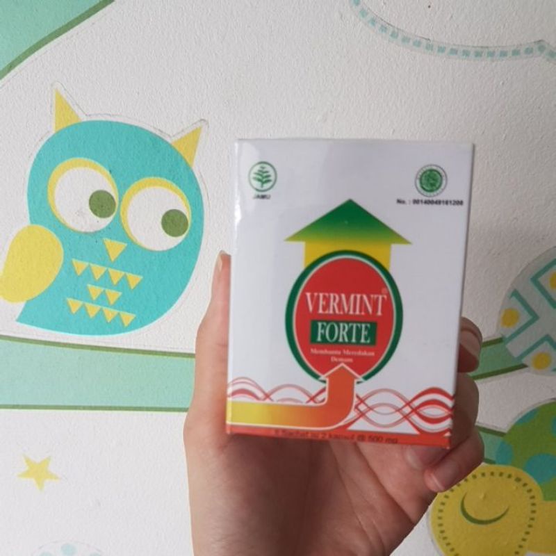VERMINT FORTE isi 16 kapsul cacing