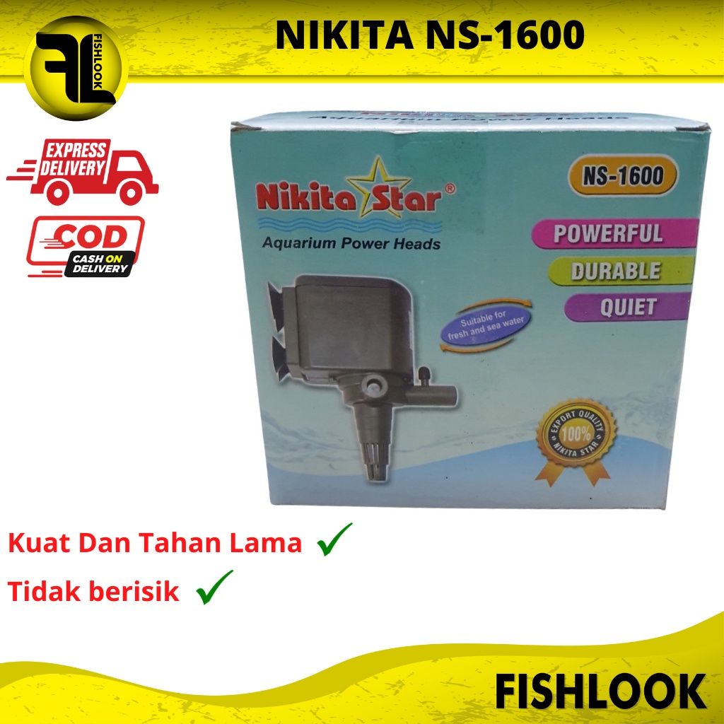 NIKITA STAR NS 1600 NS1600 Power Head Mesin Pompa Aquarium Aquascape