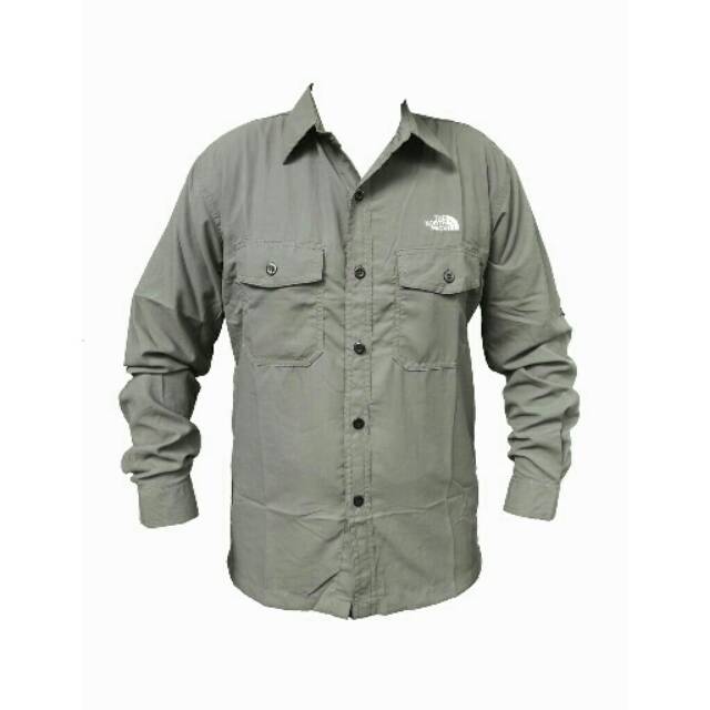 Kemeja outdoor quickdry-kemeja lapangan the north face quickdry-kemeja
