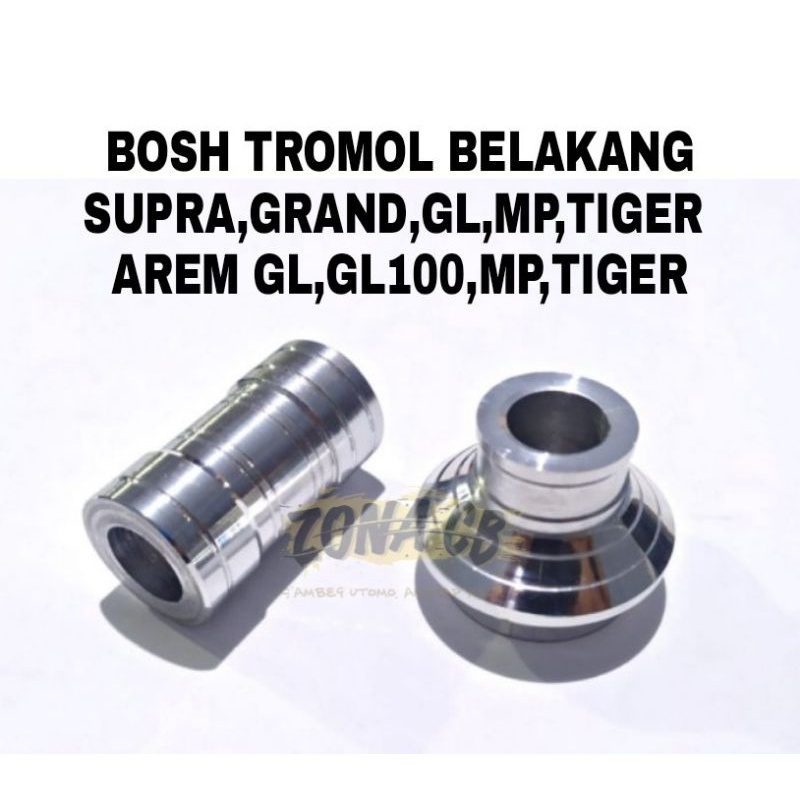 bosh tromol belakang gl megapro tiger supra pnp arem gl mp tiger gl100 grand / boshing manisan tromo