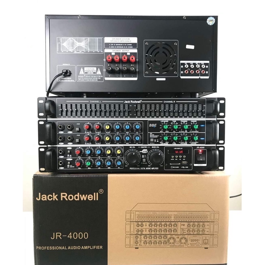 Power Amplifier JACK RODWELL JR 4000 - Ampli JR4000