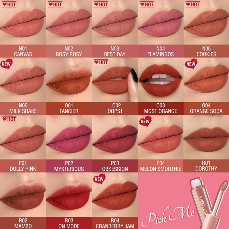 PINKFLASH LASTING MATTE LIPCREAM