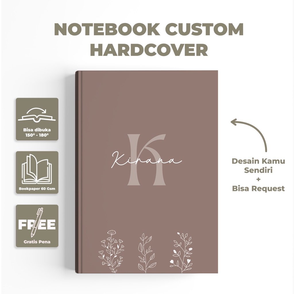 

notebook custom / notebook unik / notebook lucu / notebook estetik / notebook planner