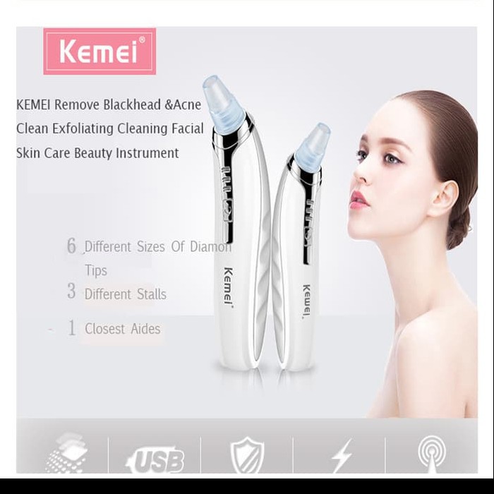 Kemei KM-1868 Electric Portable Removal Blackhead Suction Facial