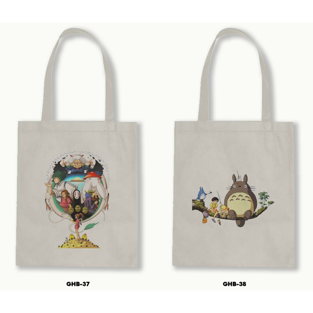 TOTE BAG BLACU - STUDIO GHIBLI .03