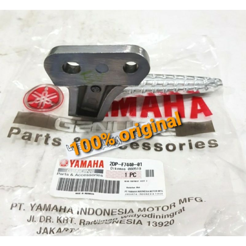 BRACKET BREKET DUDUKAN FOOTSTEP STEP BELAKANG NMAX KANAN ASLI ORI YAMAHA 2DP F7440 01