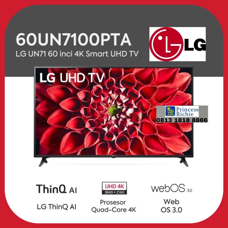 LG 60UN7100 4k smart UHD TV 60 inch