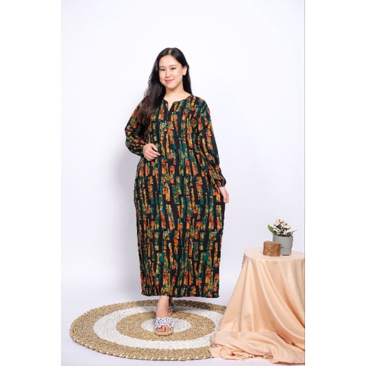 Daster habel busui lengan panjang gamis merk Verell-27