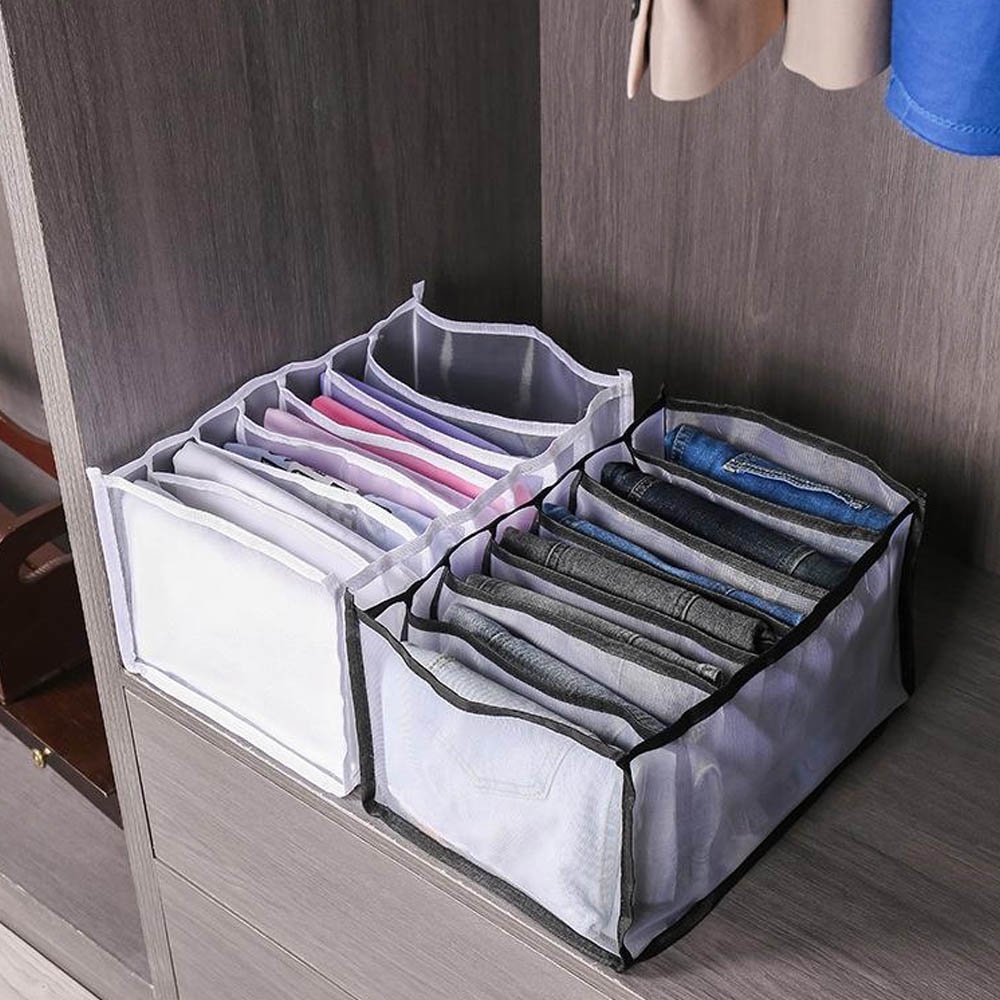 tempat baju llipat storage box travel R282 - tempat penyimpan pakaiaan / dalaman laundry bag serbaguna lemari rapi