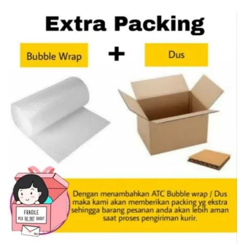 

EXTRA PACKING [Kardus + Bubble Wrap]
