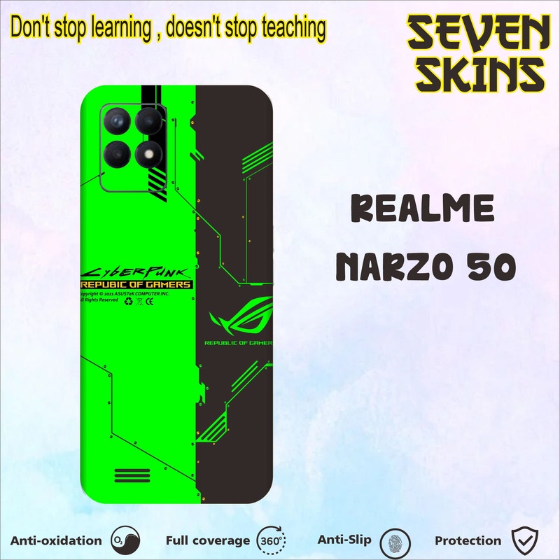SKIN HANDPHONE DAPAT 2 REALME NARZO 50 ROG1