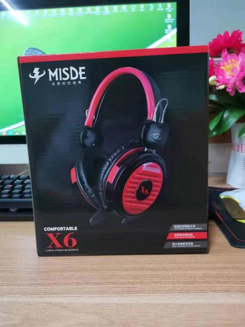 HEADPHONE GAMING X6 + LED HEADSET GAMING X6 PLUS LED SUPER BASS