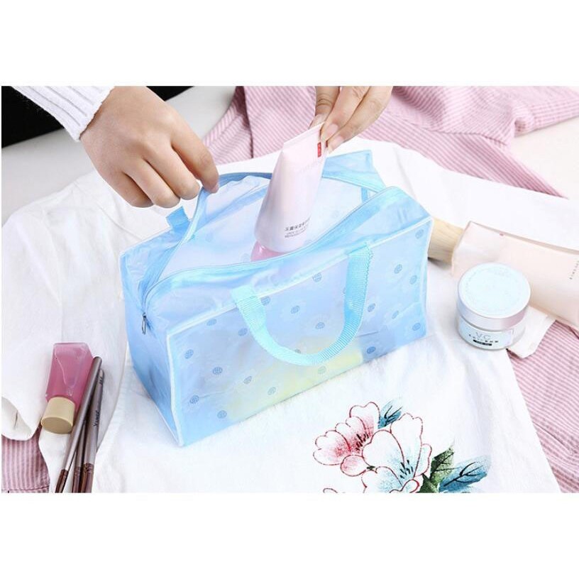 TAS MAKEUP Travel / Pouch Kosmetik Waterproof Lucu Cosmetic Bag KOREA