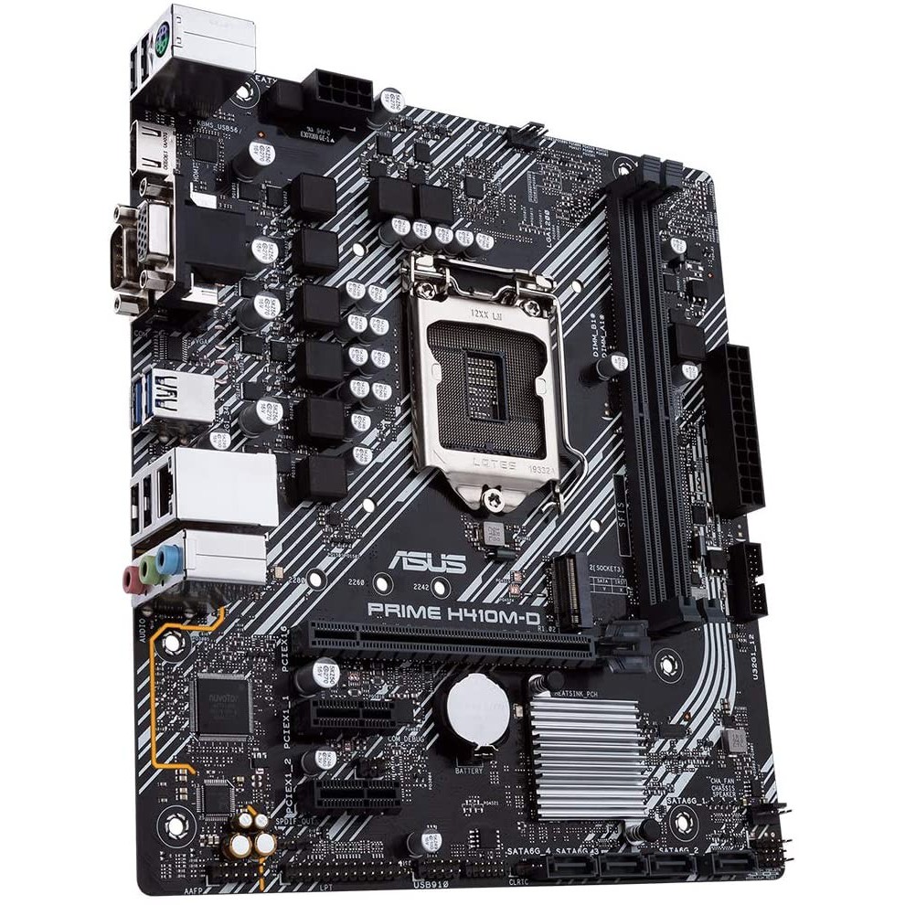 MOTHERBOARD ASUS PRIME H410M-D (Intel LGA 1200. Gen 10)