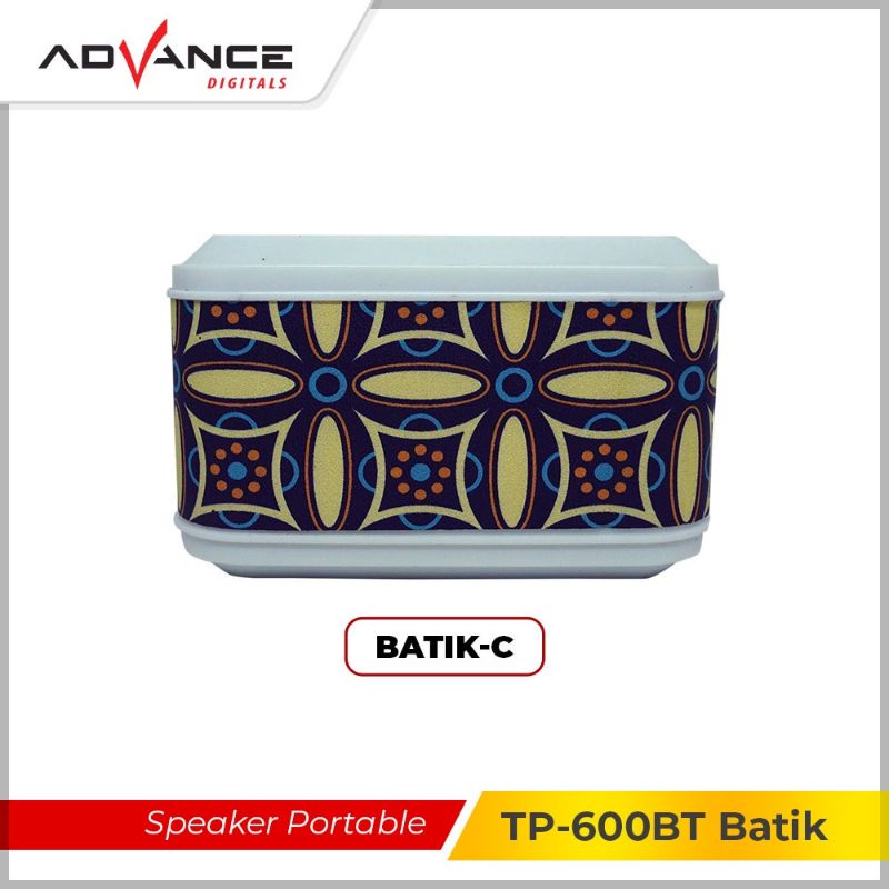 Speaker bluetooth advance tp 600n dengan power bass dan BLUETOOTH