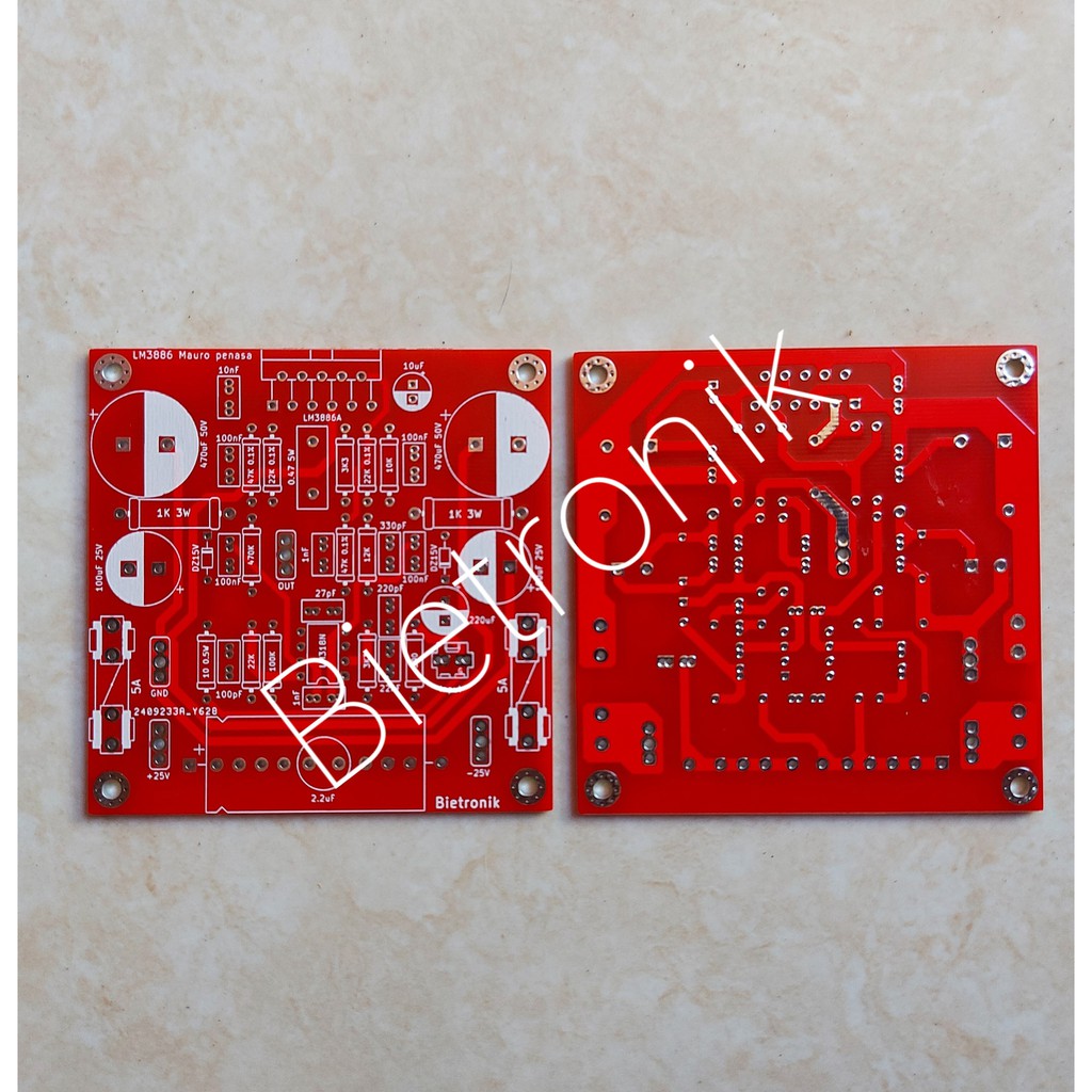 PCB LM3886 AMP Dauble layer Sch MAURO PENASA