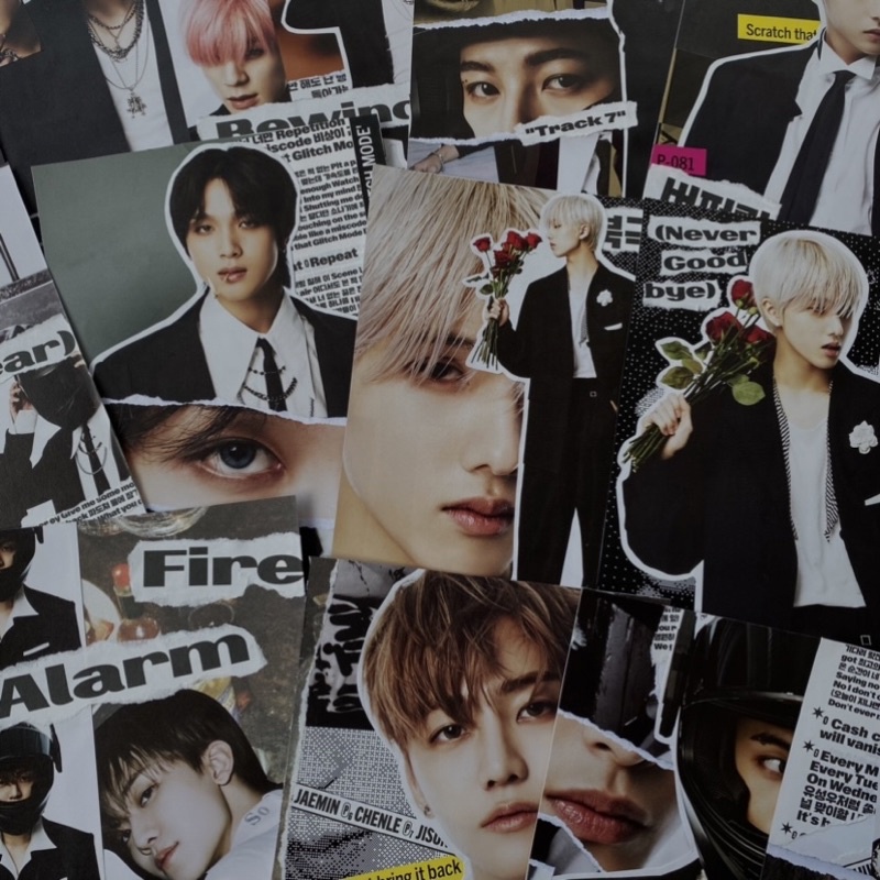 Binder Index NCT Album Deco Binder Cover NCT Dream Pajangan album deco Nct Dream Glitch Mode