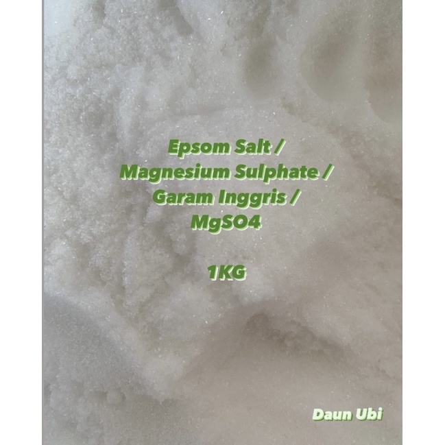 

Epsom Salt / Garam Inggris / Magnesium 1KG