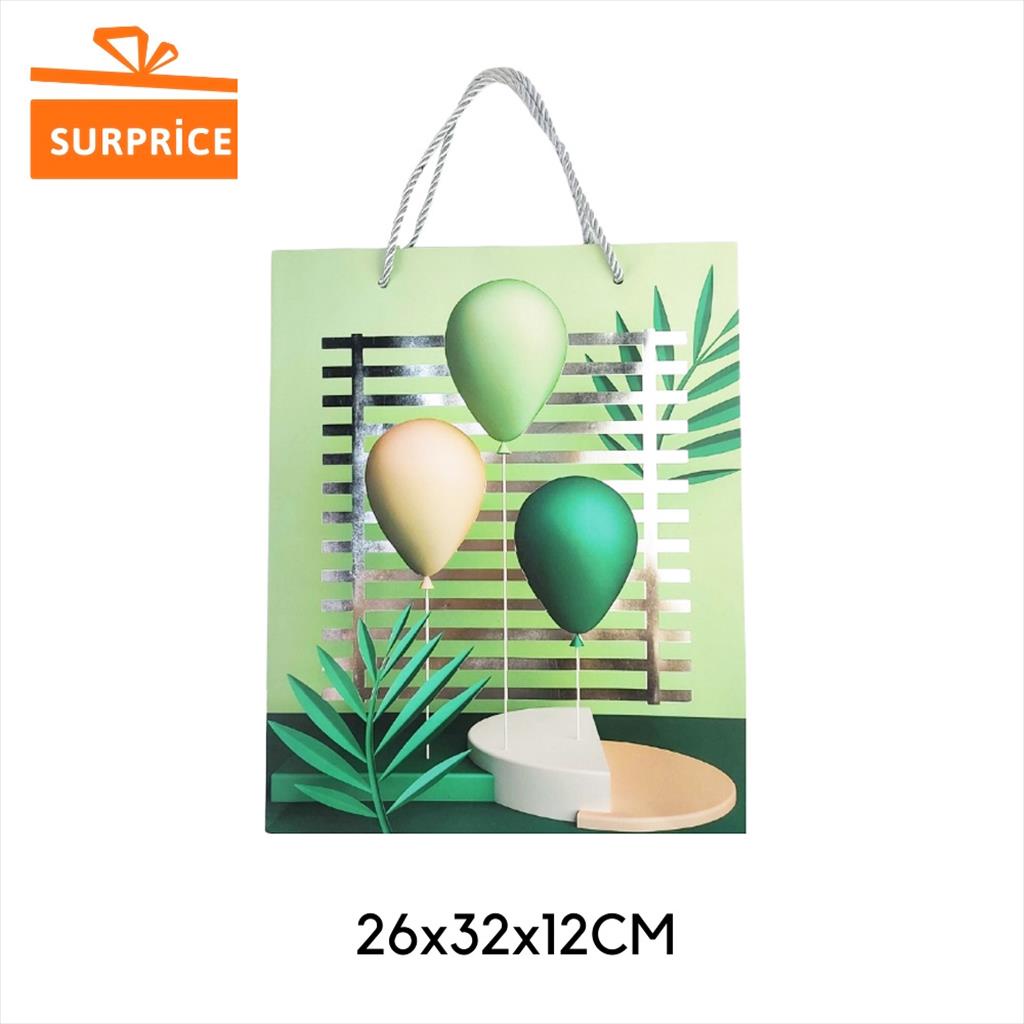 Surprice Tas Kado Tenteng 26x32x12cm /  Kantong Hadiah / Goodie Bag Ulang Tahun / Paper Bag Tas Hampers / Gift Bag-4