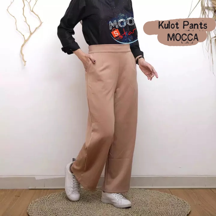 KULOT LOOSE PANTS ~ ALL SIZE REMAJA &amp; JUMBO EDISI up BB 90kg READY✔️ Scuba Premium TEBAL &amp; NYAMAN COD celana panjang wanita/