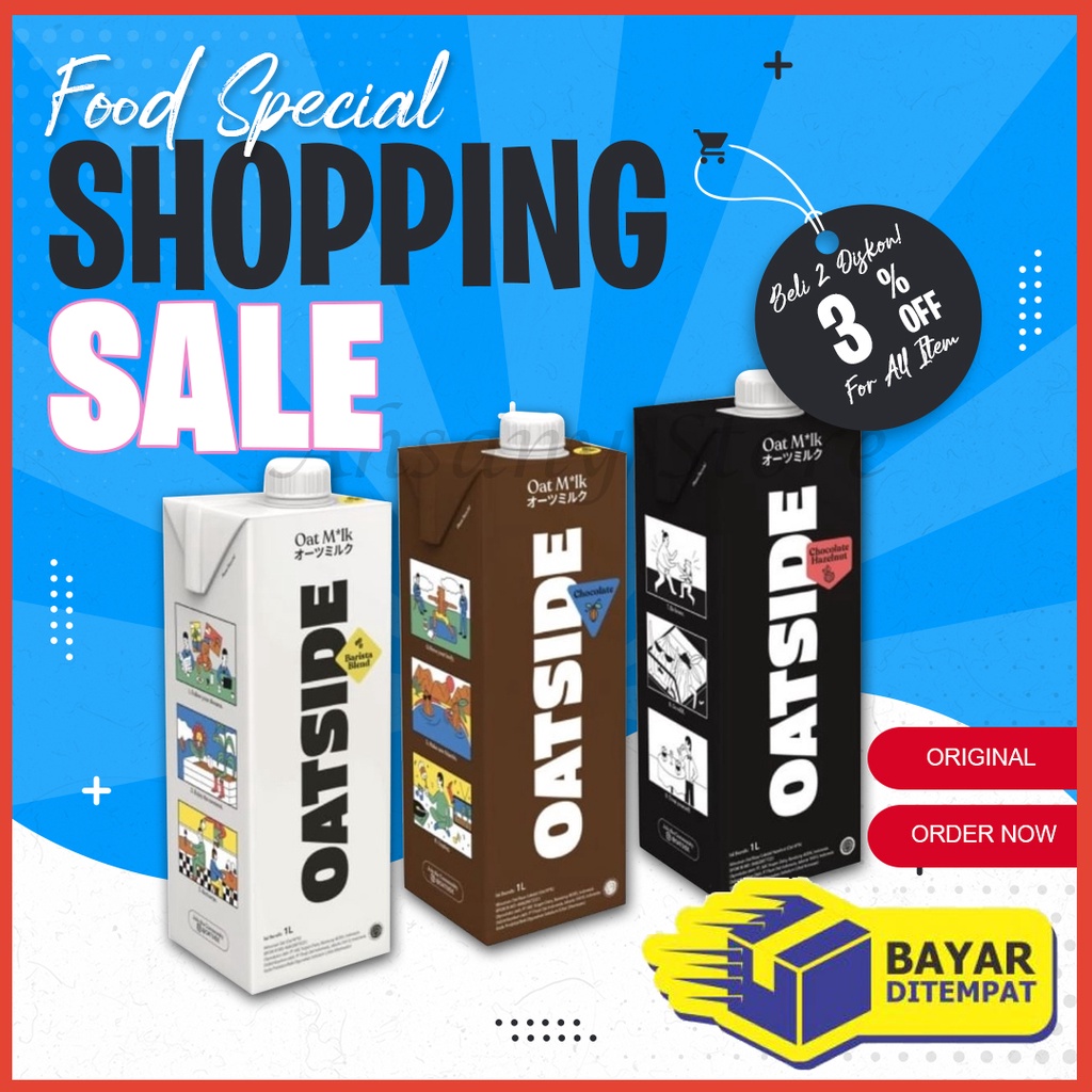 

Susu Oatside Oat Milk Oats Choco 1000Ml
